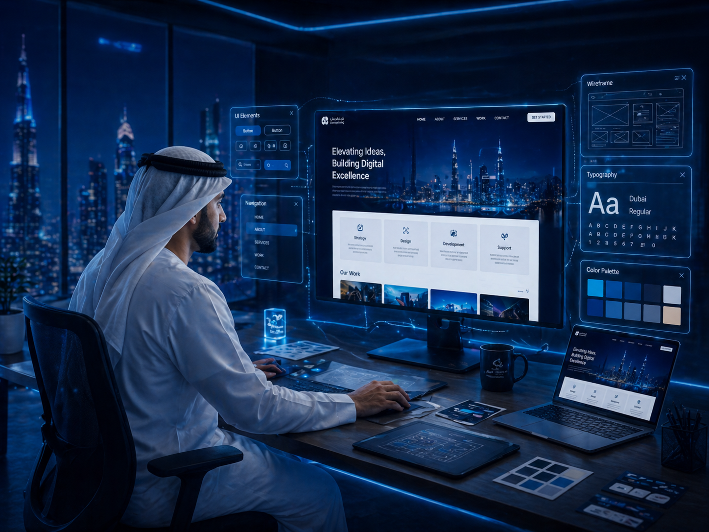 Website design and digital growth planning for GCC businesses
